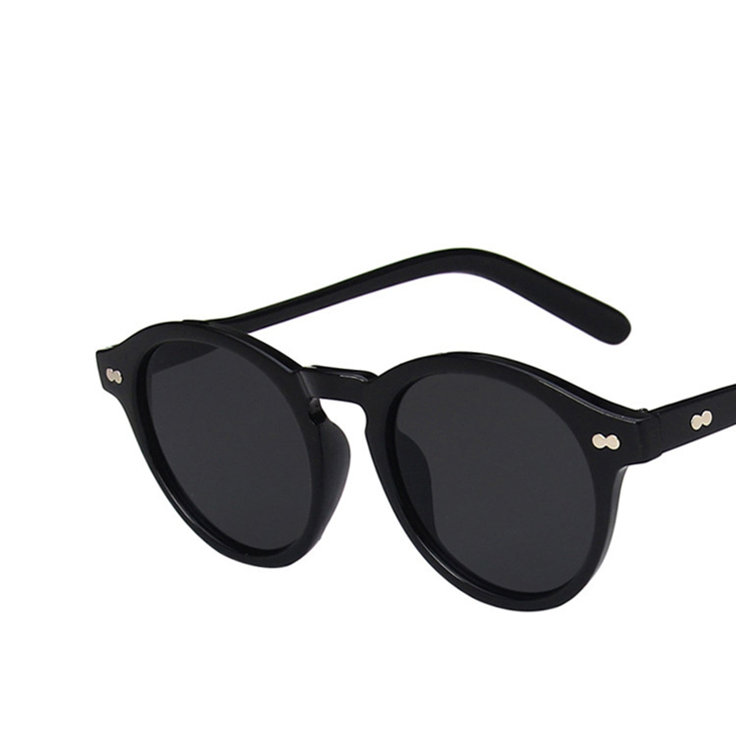Round Full Thick Frame Sunglasses - Quaworth