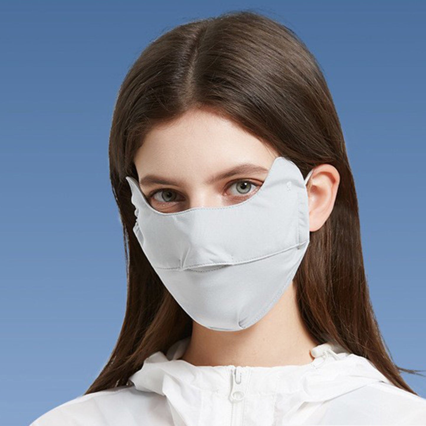Gradient Ice Silk Sunscreen Mask - Quaworth
