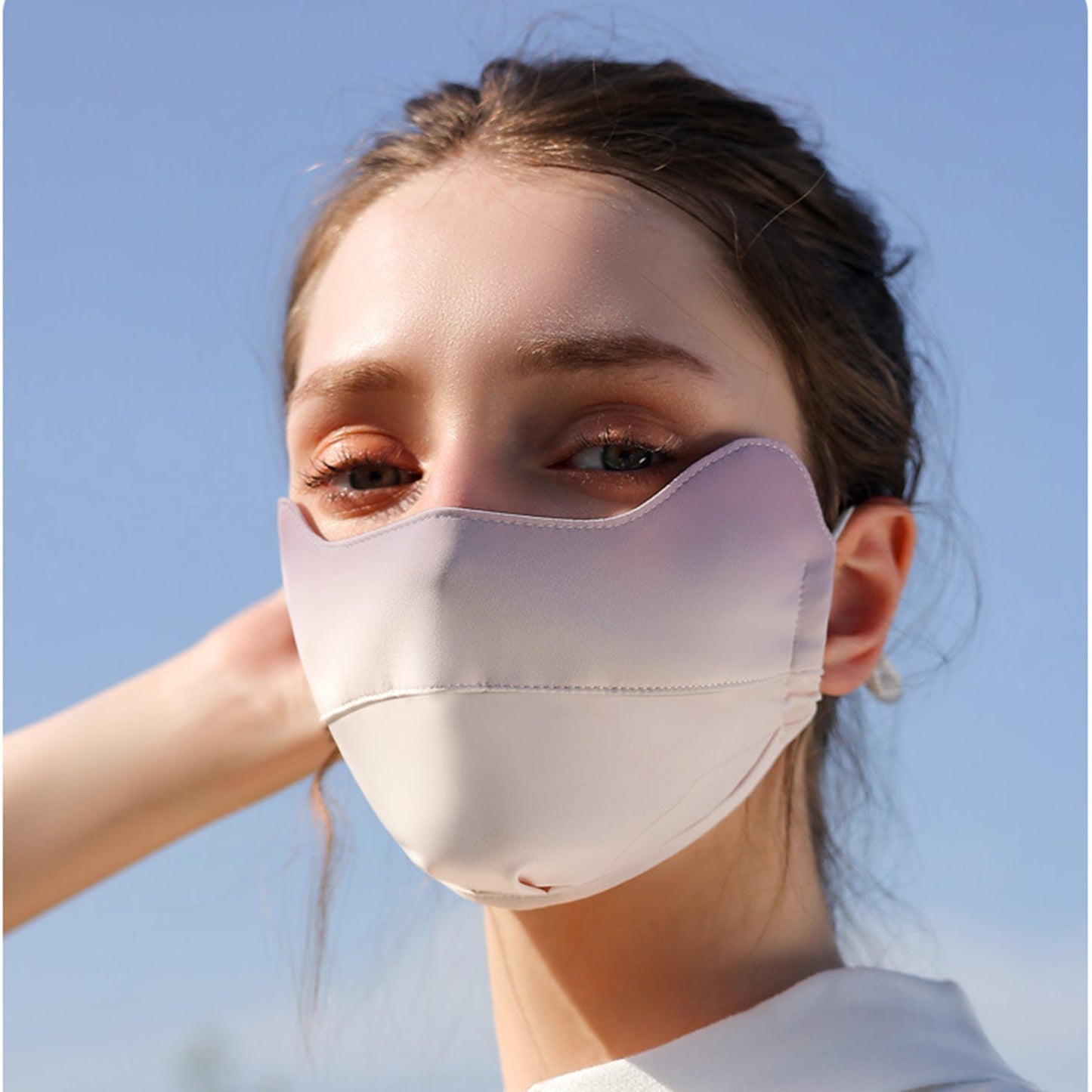 Gradient Ice Silk Sunscreen Mask - Quaworth
