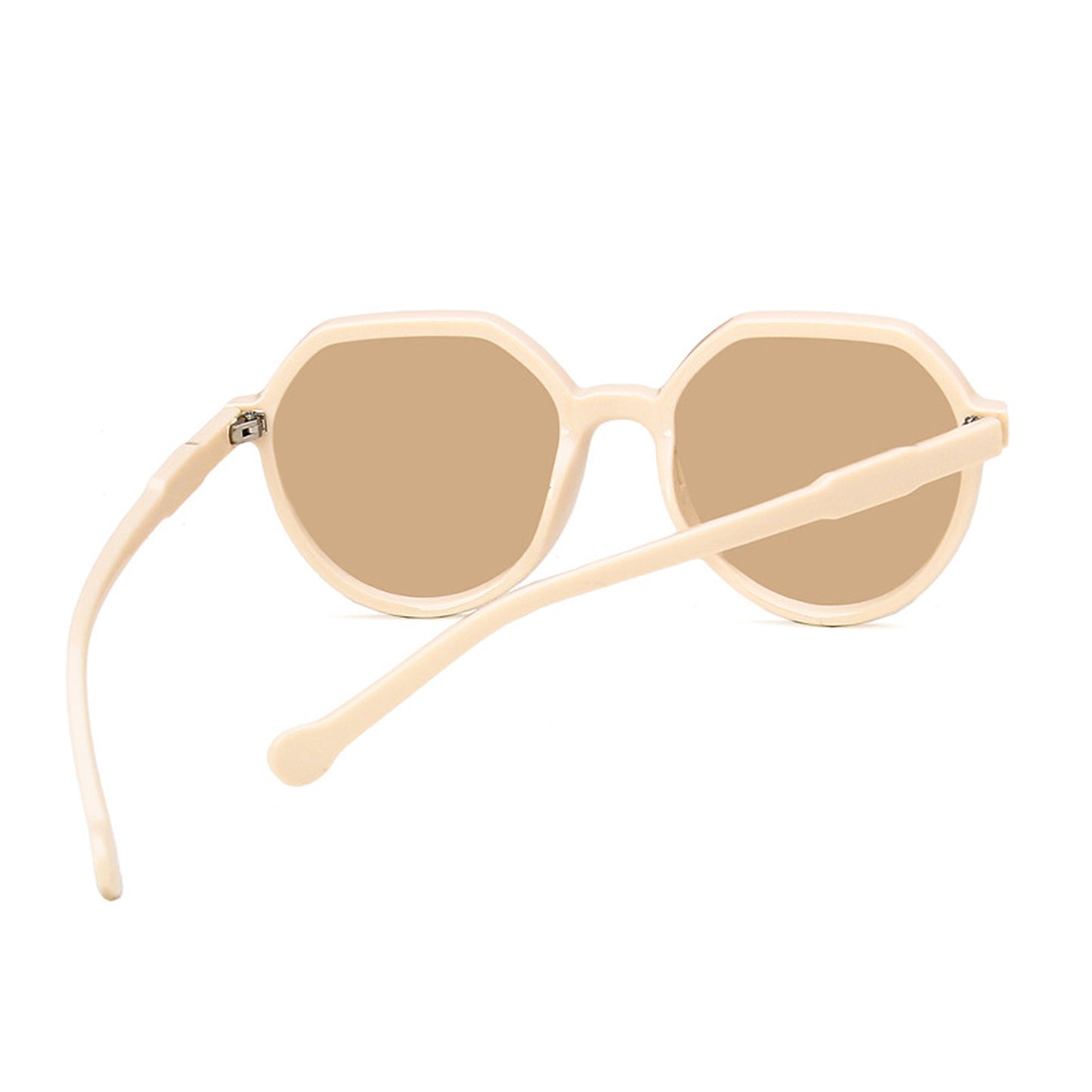 Round Flat Top Frame Sunglasses - Quaworth