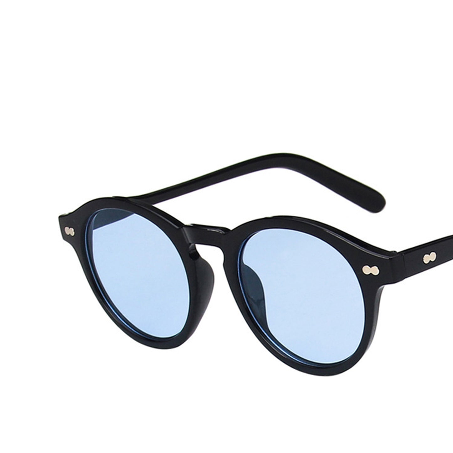 Round Full Thick Frame Sunglasses - Quaworth