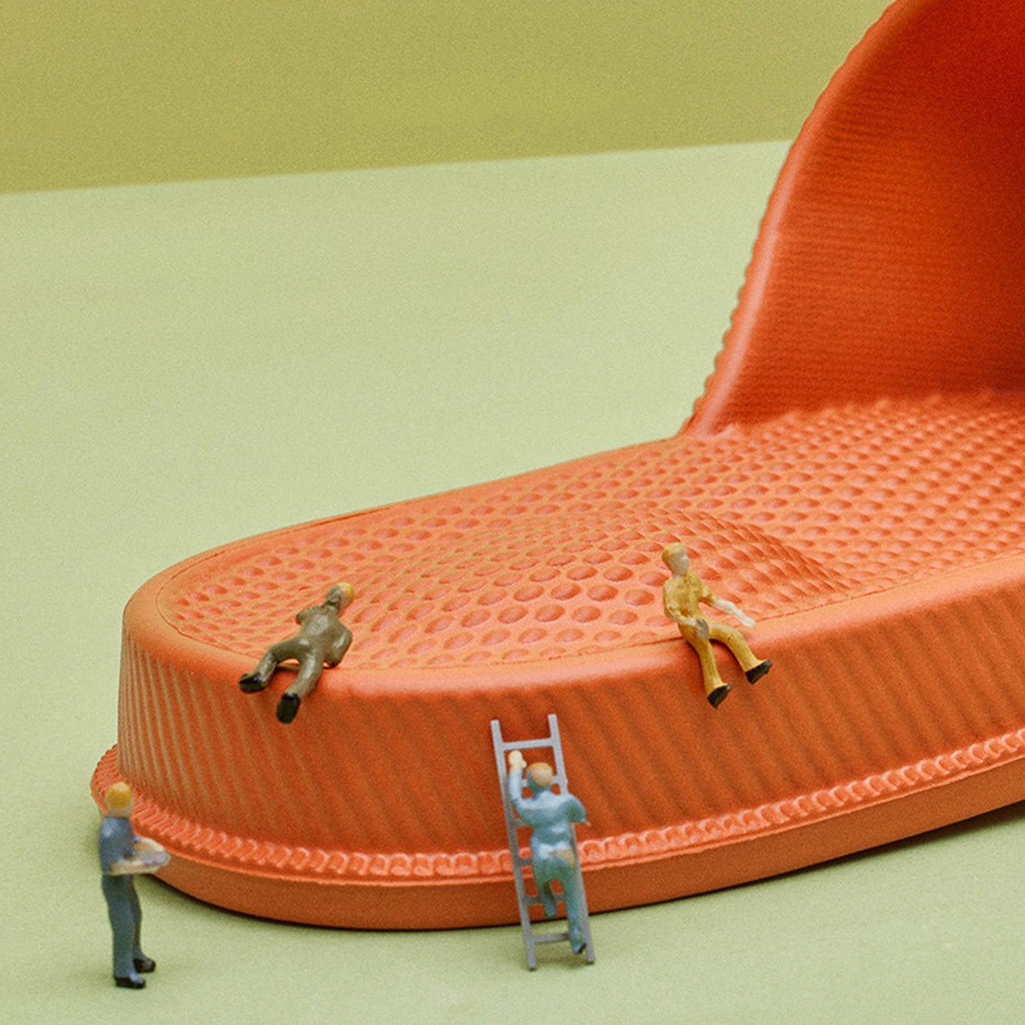 Solid Color Single Band Soft Slip Resistant Slide Sandals - Quaworth