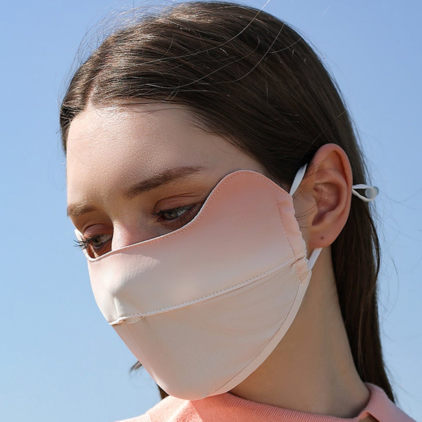Gradient Ice Silk Sunscreen Mask - Quaworth