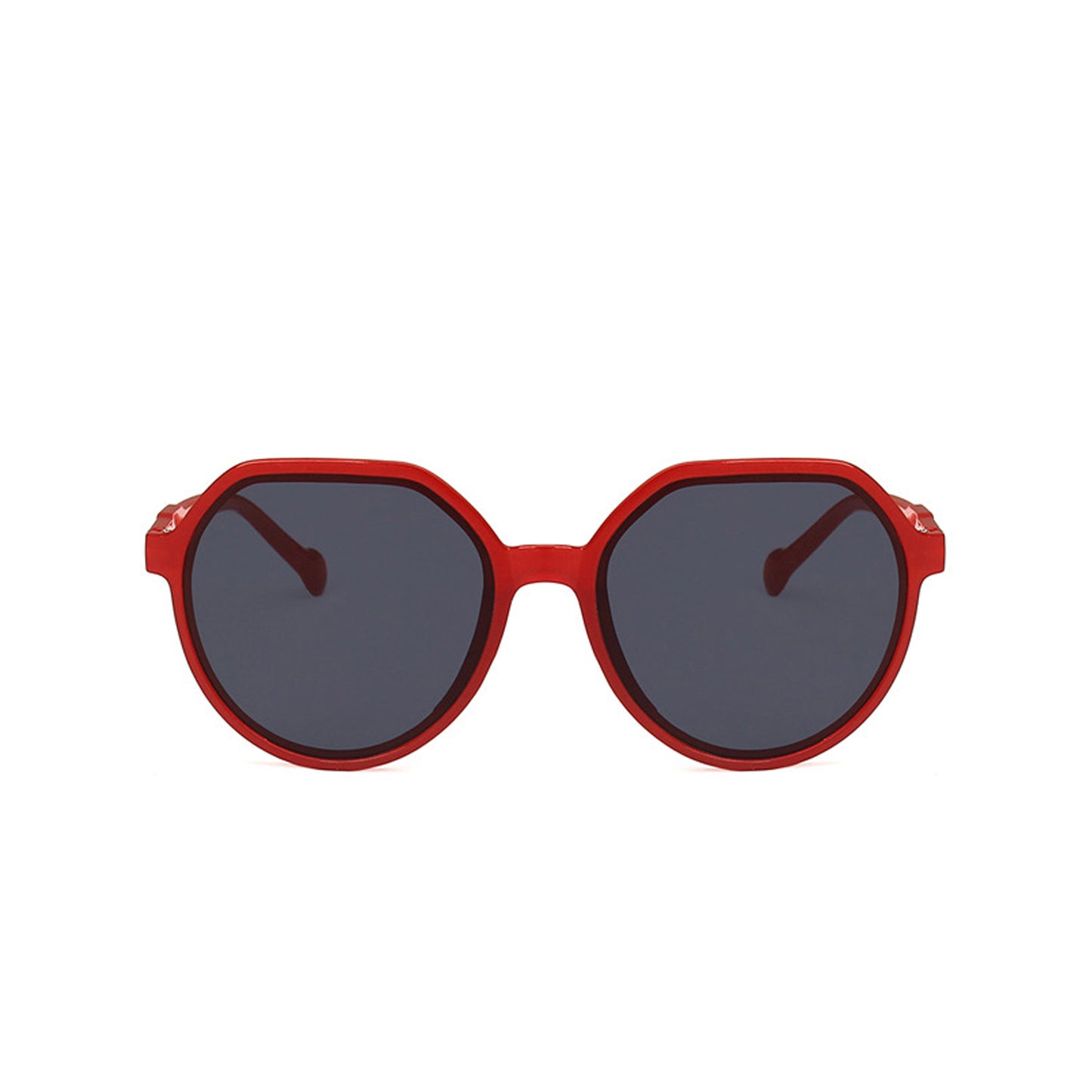 Round Flat Top Frame Sunglasses - Quaworth