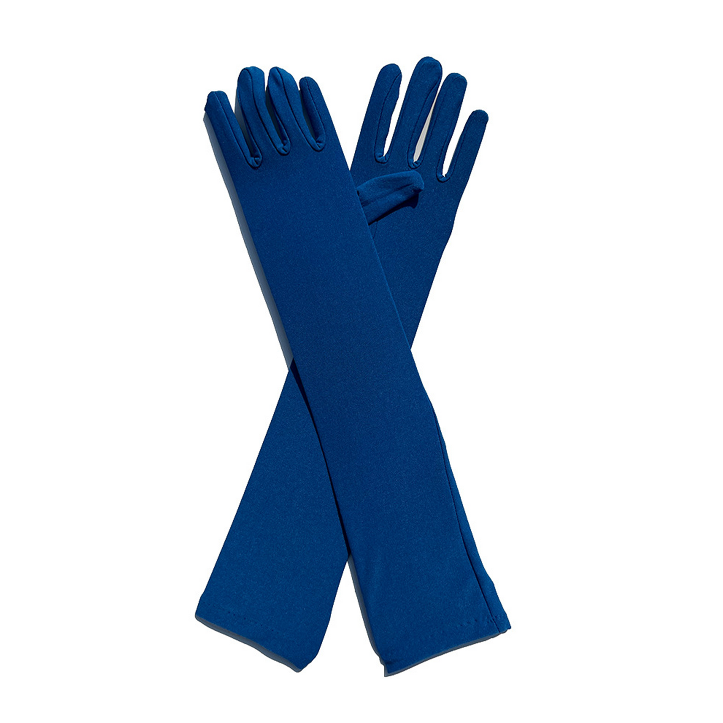 Milk Silk Solid Color Over Elbow Gloves - Quaworth