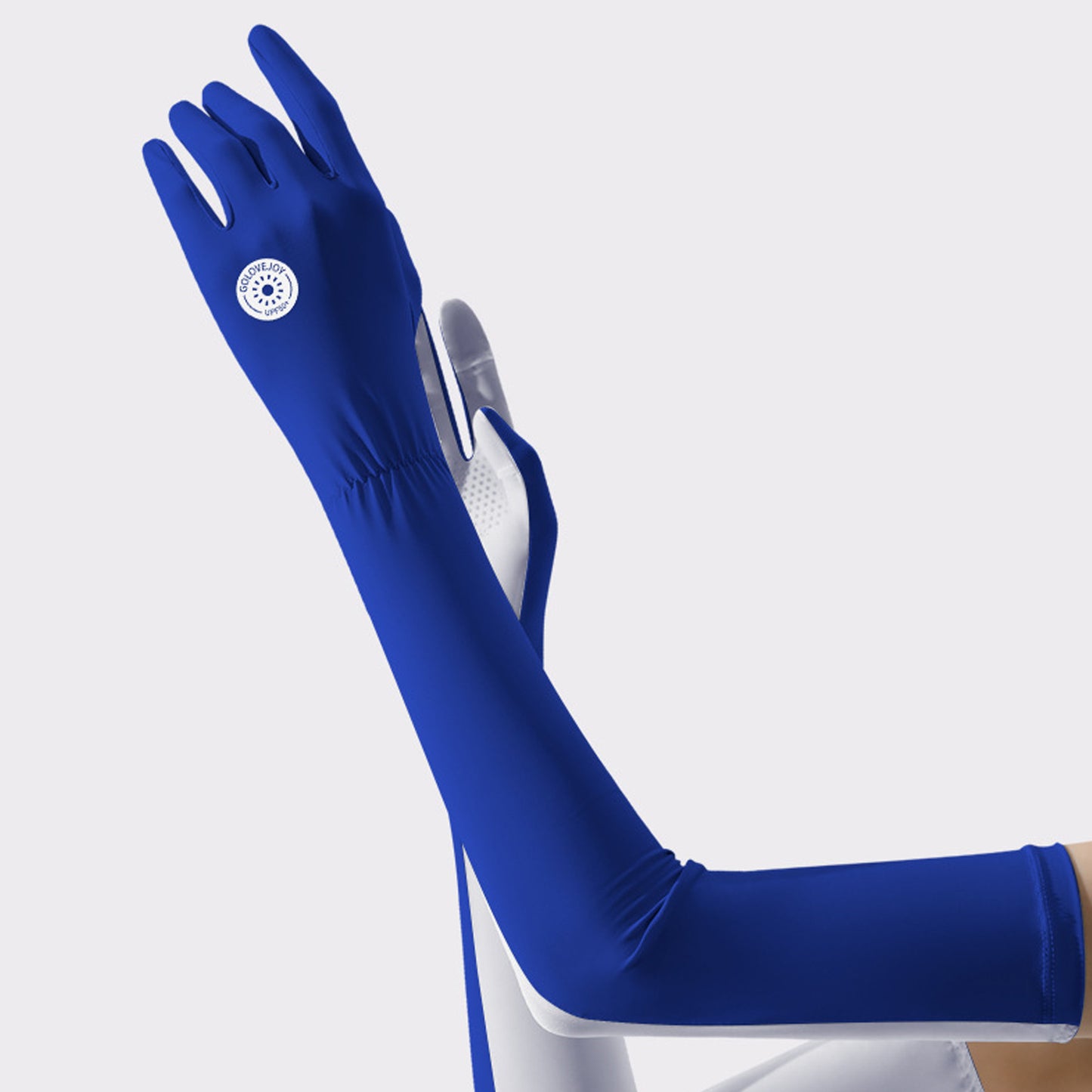 Solid Color Sunscreen Silicon Nonslip Touchscreen Ice Silk Skincare Opera Gloves - Quaworth