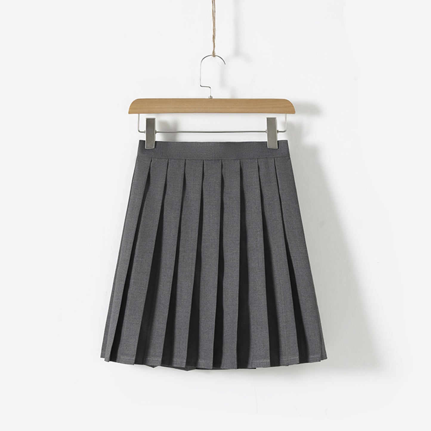 Gray Broad Collar Two Black Line Square Flap Cravat Bow Sailor School Uniform - Quaworth