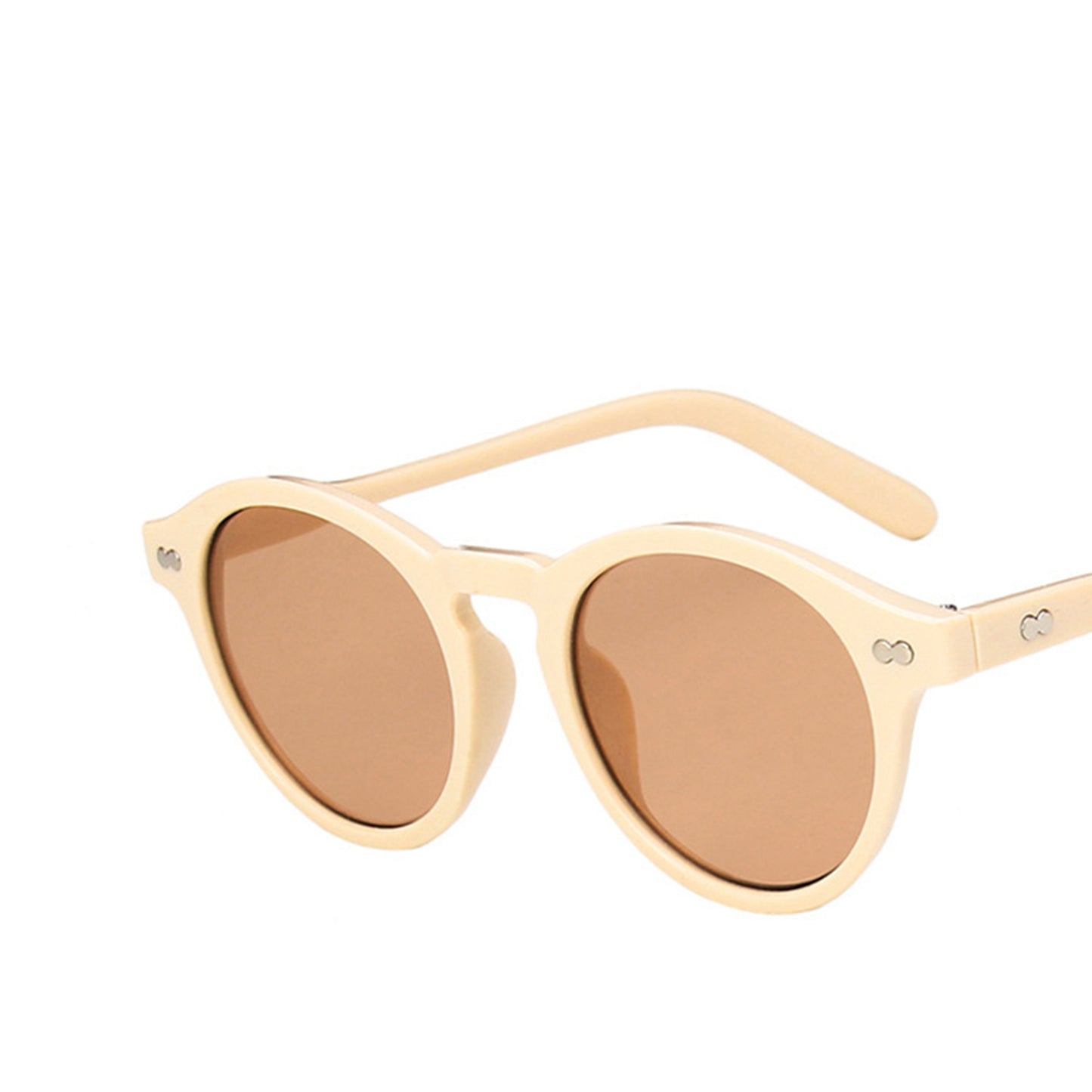 Round Full Thick Frame Sunglasses - Quaworth