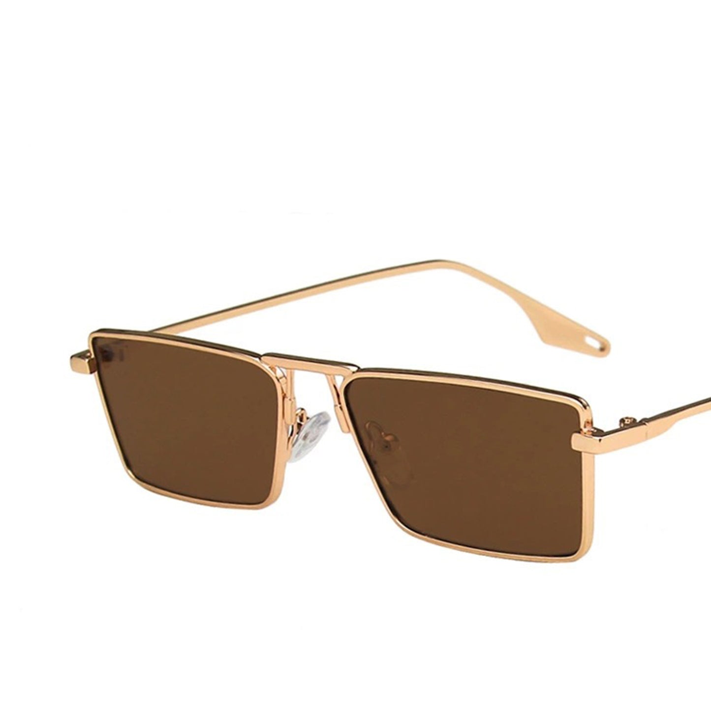 Metal Square Frame Sunglasses - Quaworth