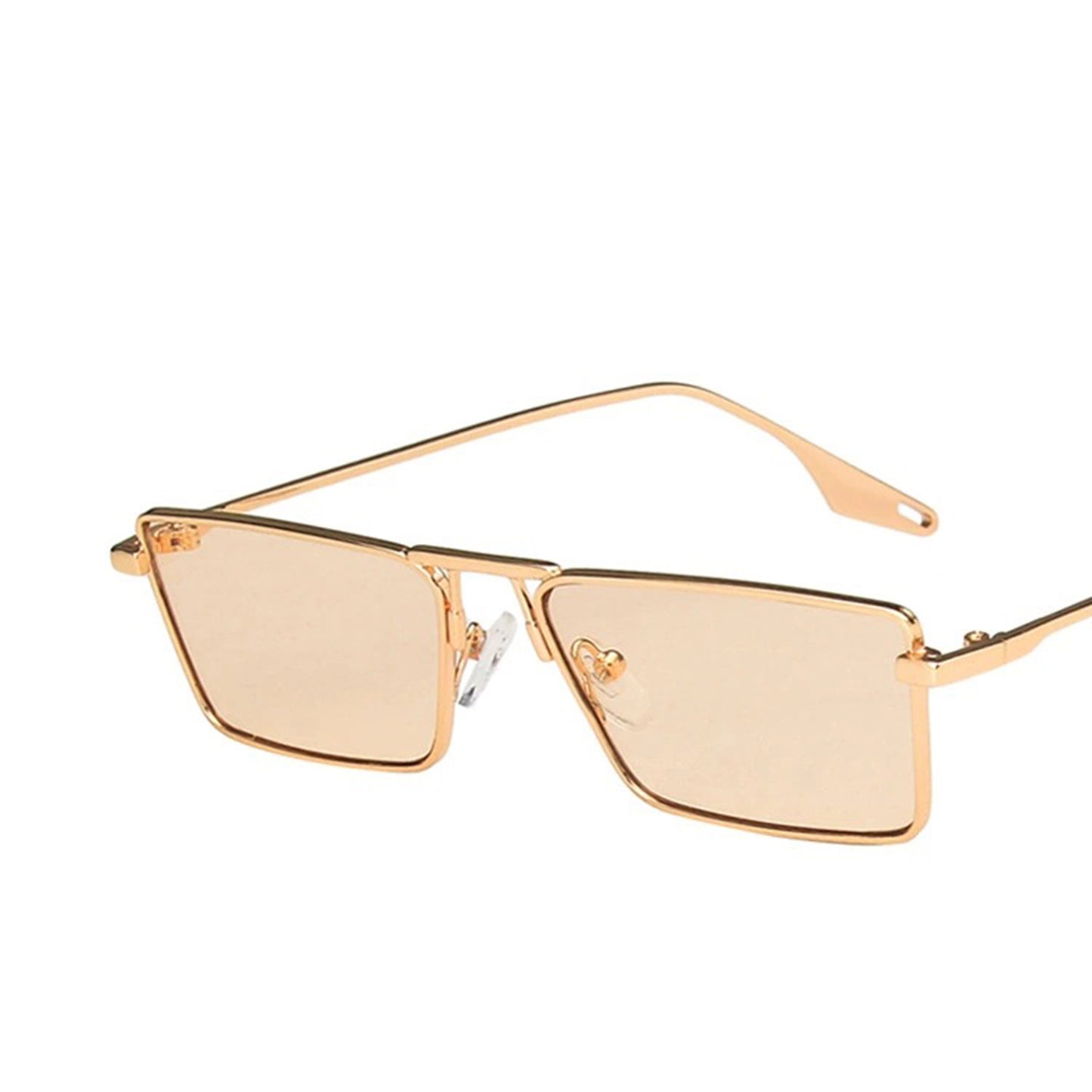 Metal Square Frame Sunglasses - Quaworth