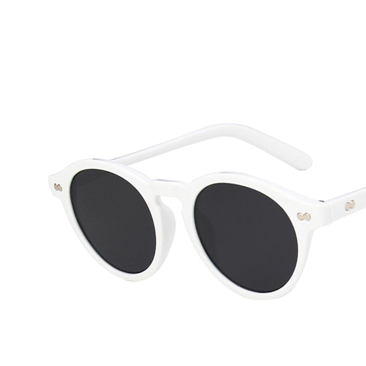 Round Full Thick Frame Sunglasses - Quaworth