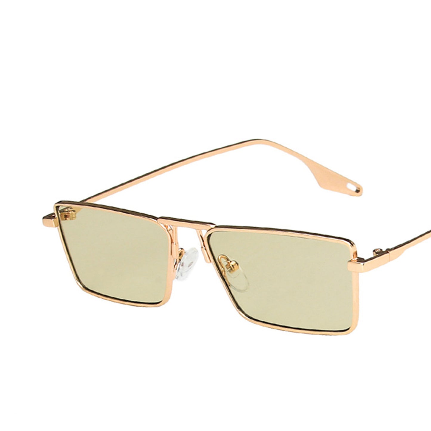 Metal Square Frame Sunglasses - Quaworth