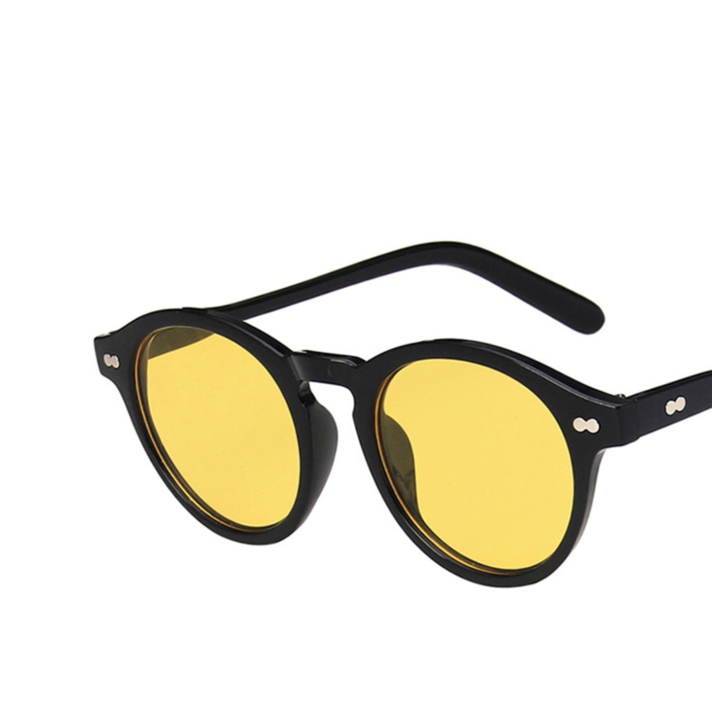 Round Full Thick Frame Sunglasses - Quaworth