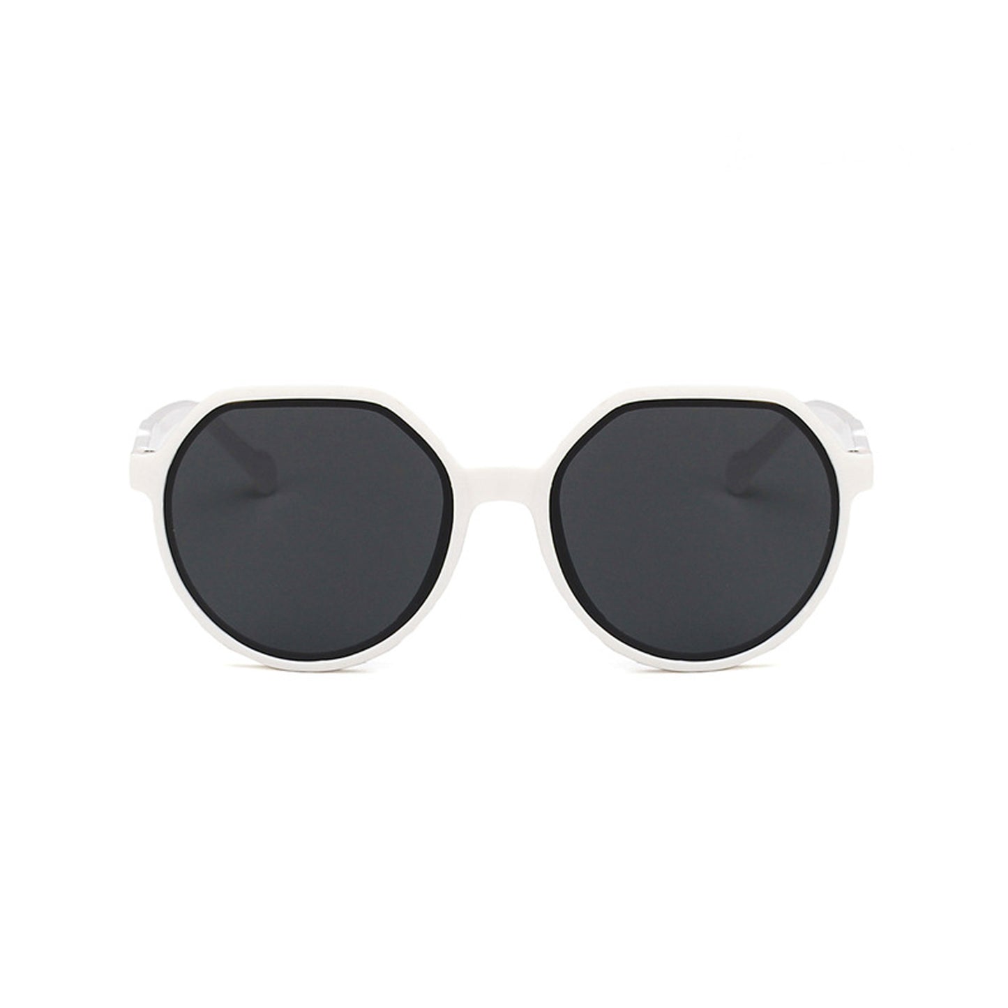 Round Flat Top Frame Sunglasses - Quaworth