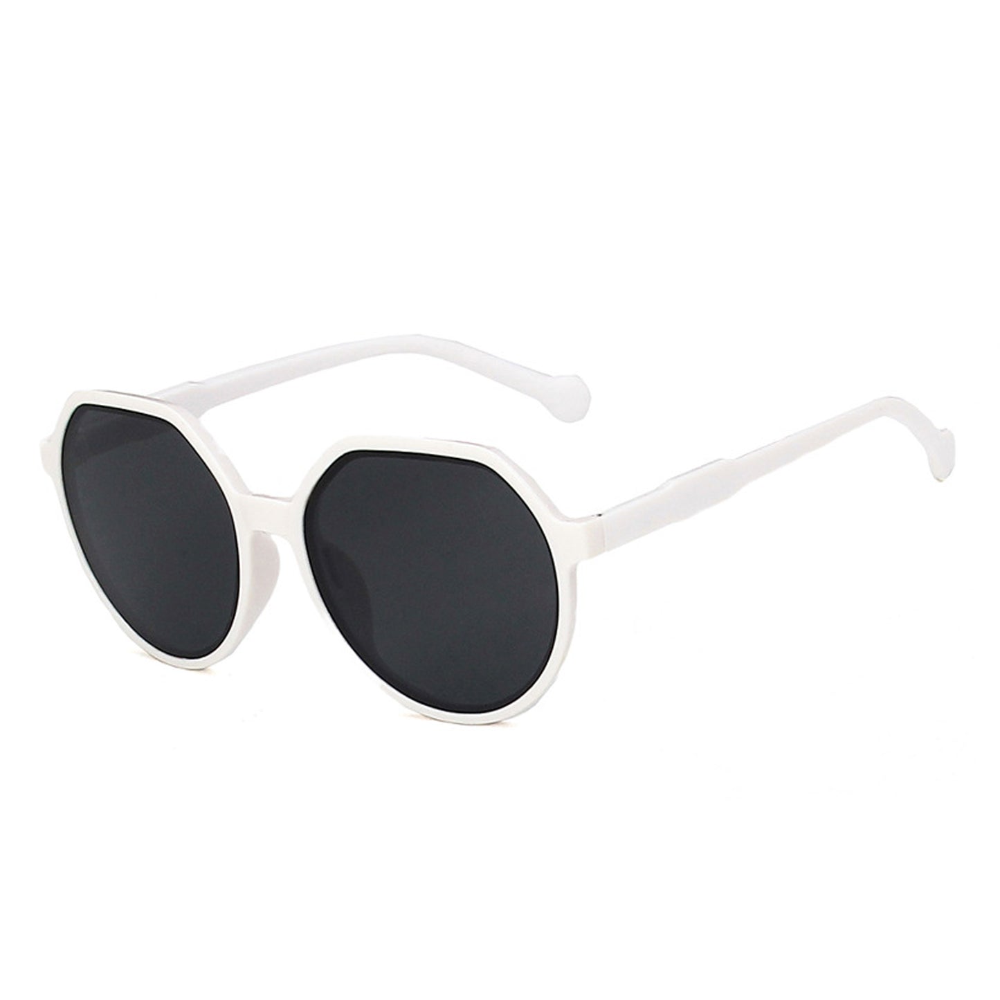 Round Flat Top Frame Sunglasses - Quaworth