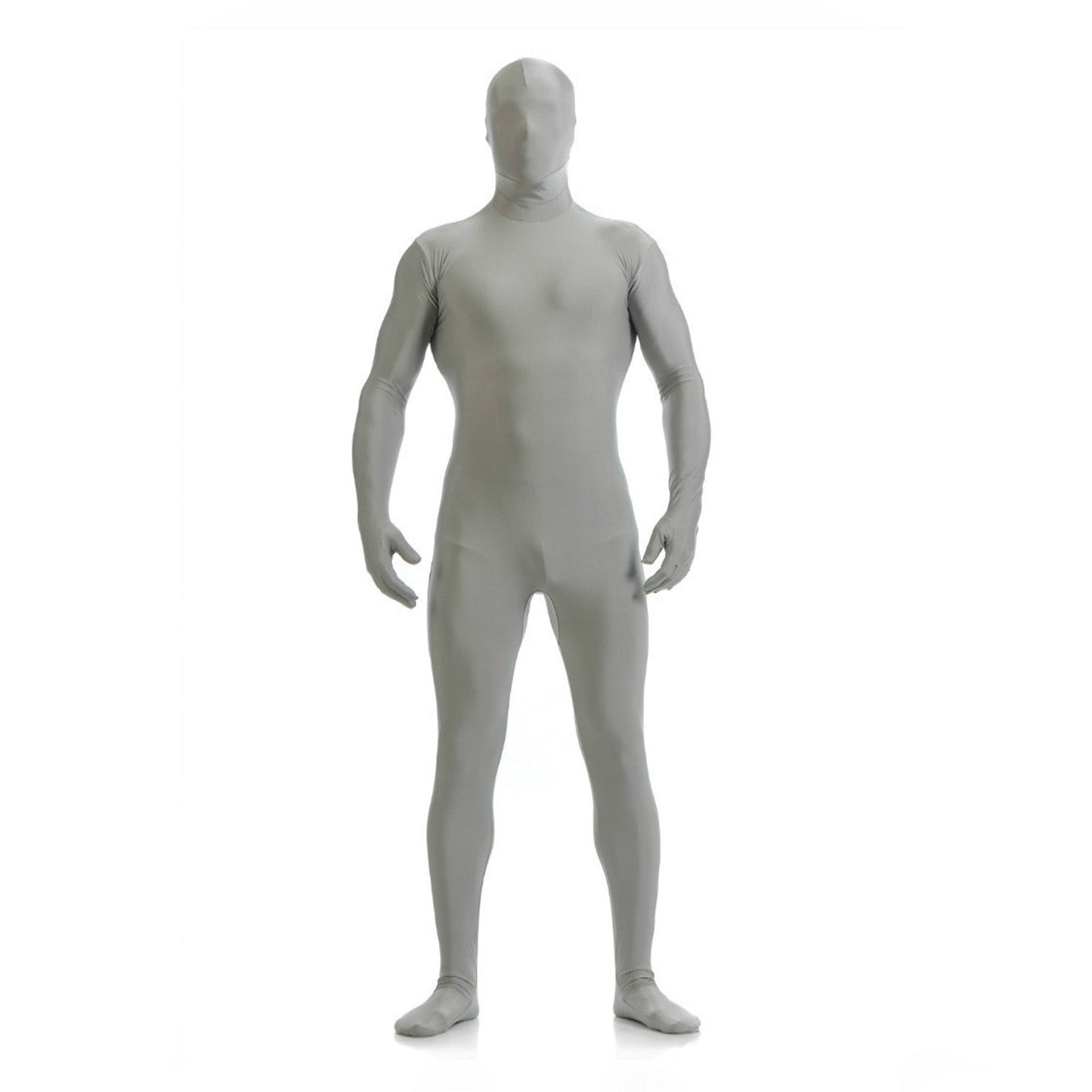 Solid Color Full Cover Lycra Spandex Zentai Bodysuit - Quaworth