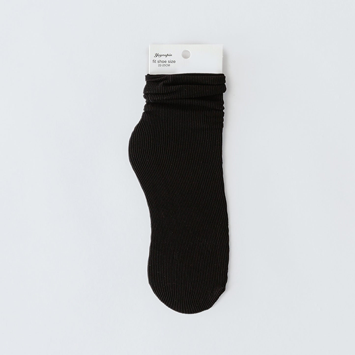 Solid Color Loose Crew Socks - Quaworth