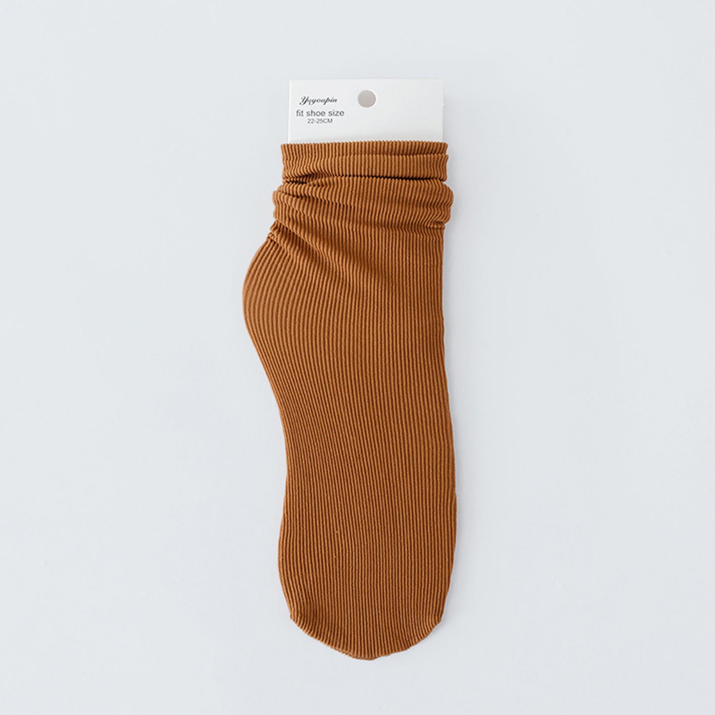 Solid Color Loose Crew Socks - Quaworth