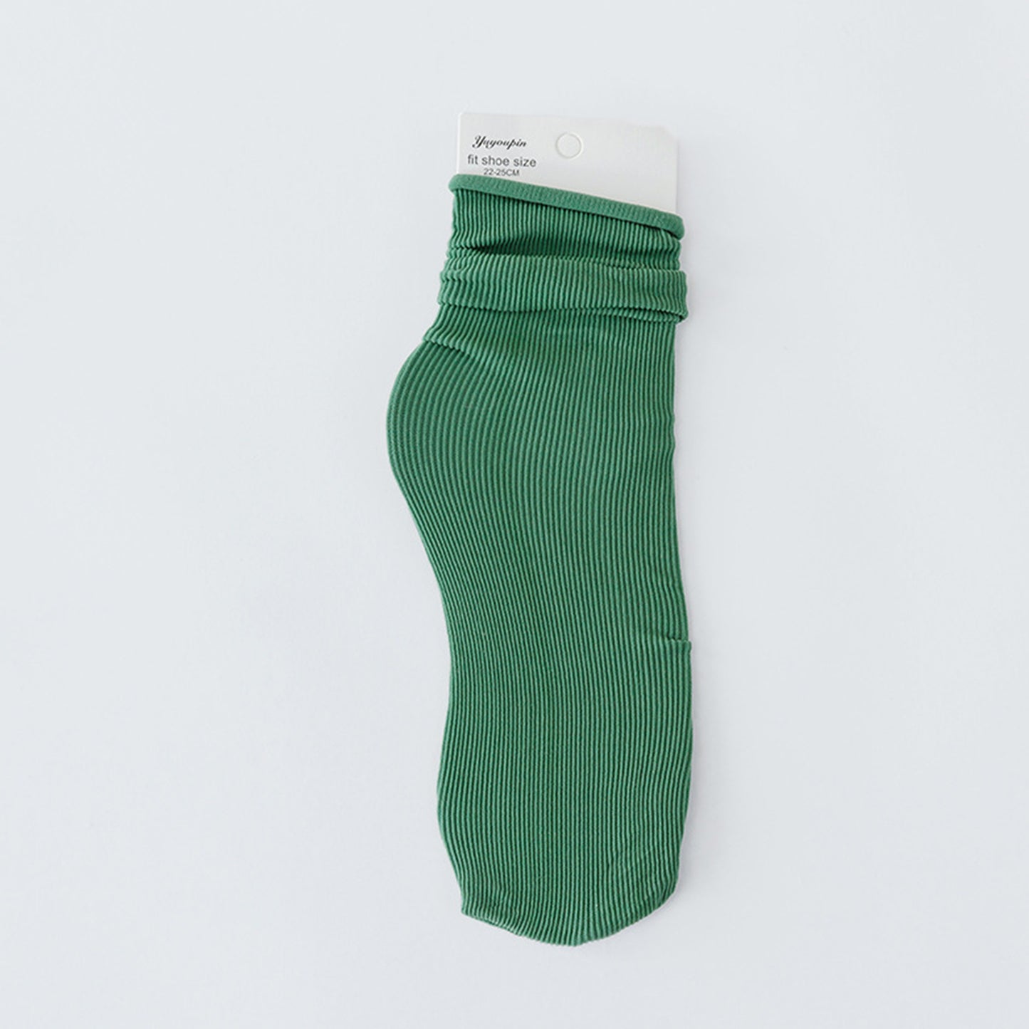 Solid Color Loose Crew Socks - Quaworth