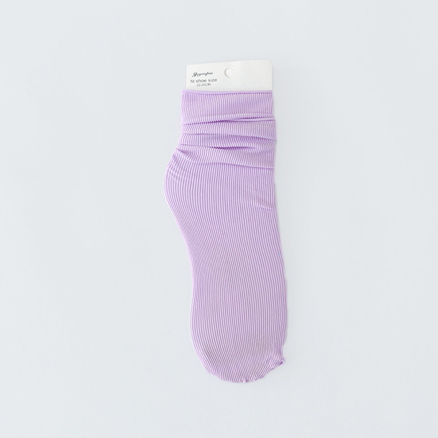 Solid Color Loose Crew Socks - Quaworth
