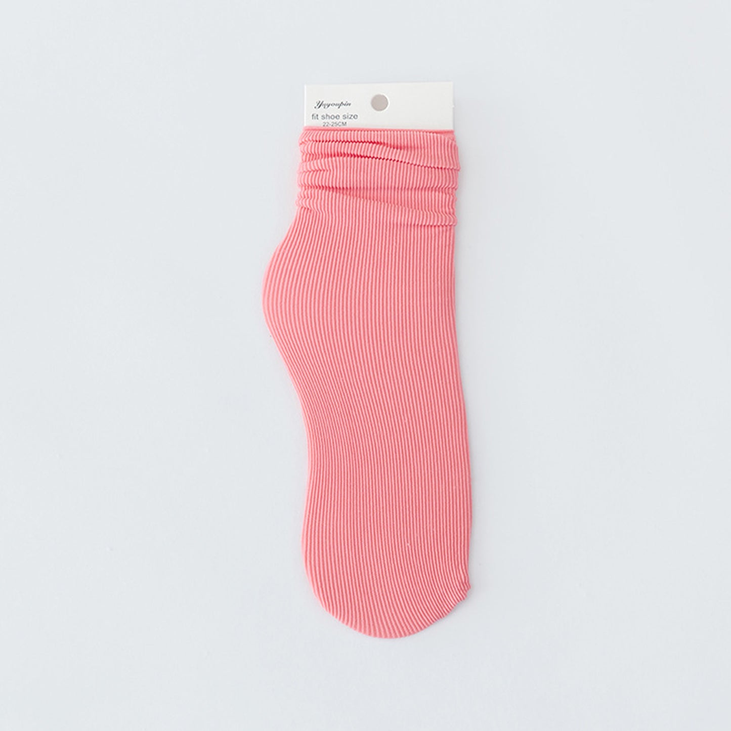 Solid Color Loose Crew Socks - Quaworth