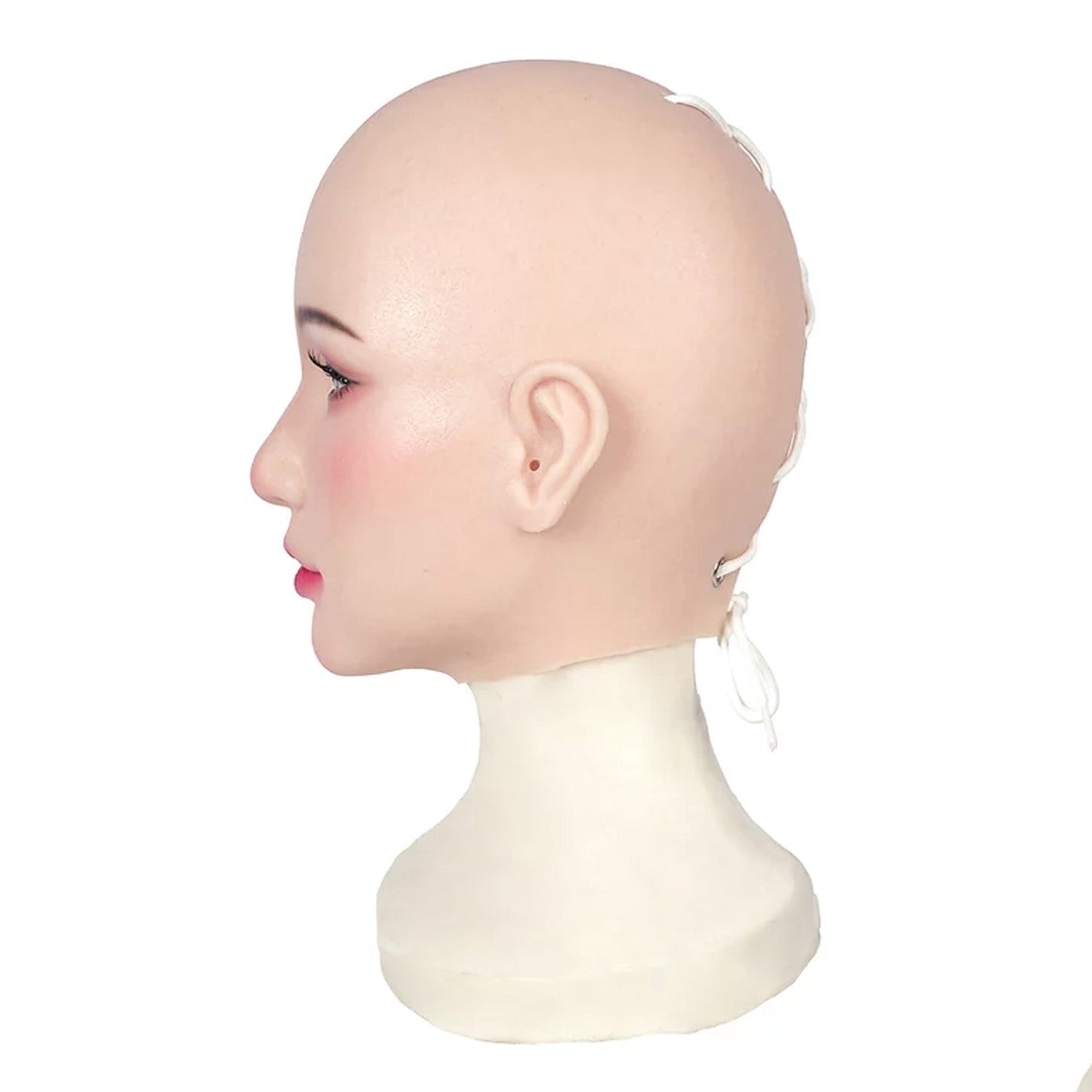 Chin Silicone Realistic Face Sweetheart Makeup Female Mask - Quaworth