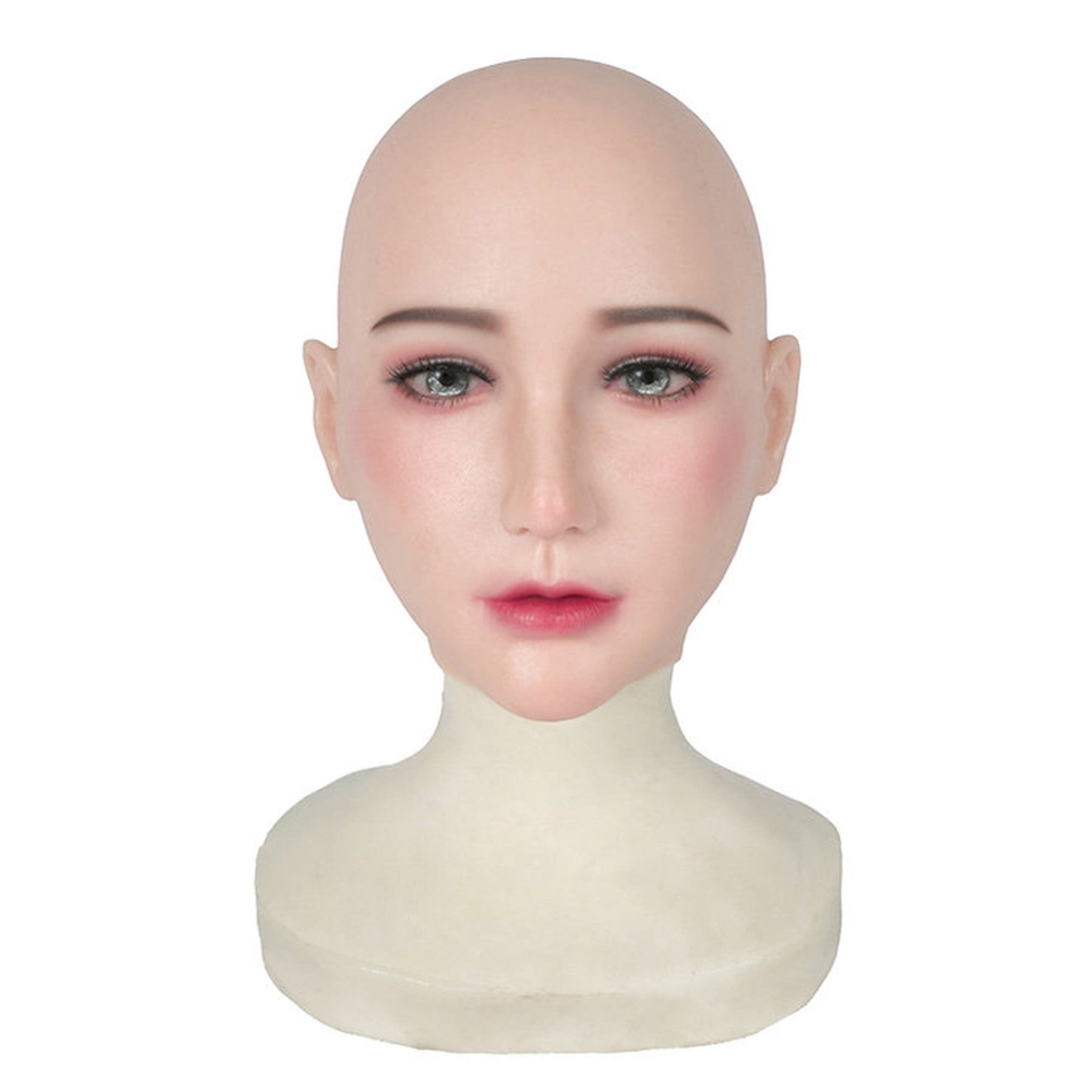 Chin Silicone Realistic Face Sweetheart Makeup Female Mask - Quaworth