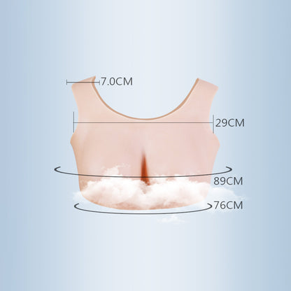 Zero Touch D Cup Silicone Breastplate