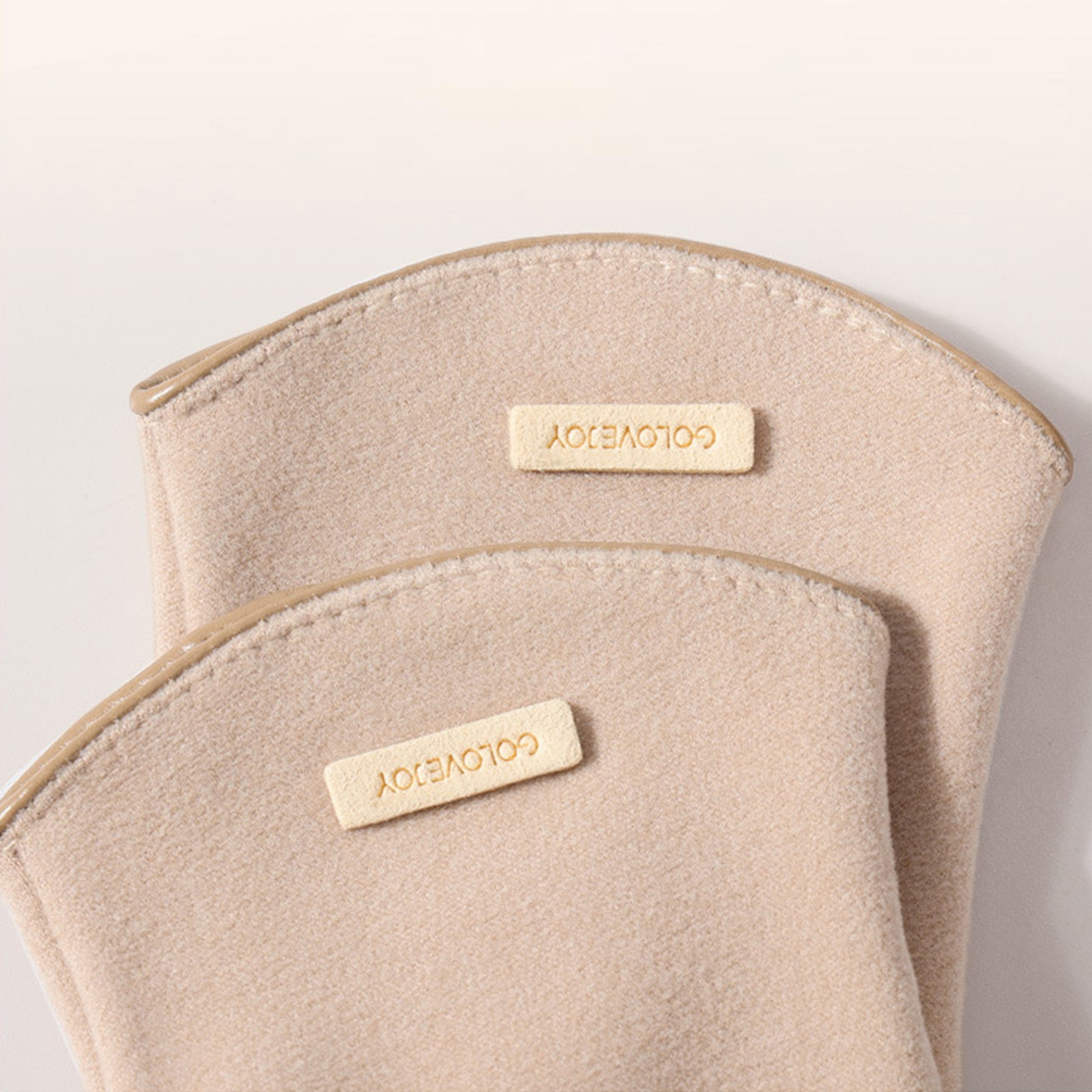 Winter Thermal Dralon Velvet Fleece Lining Flip Finger Wrist Gloves - Quaworth