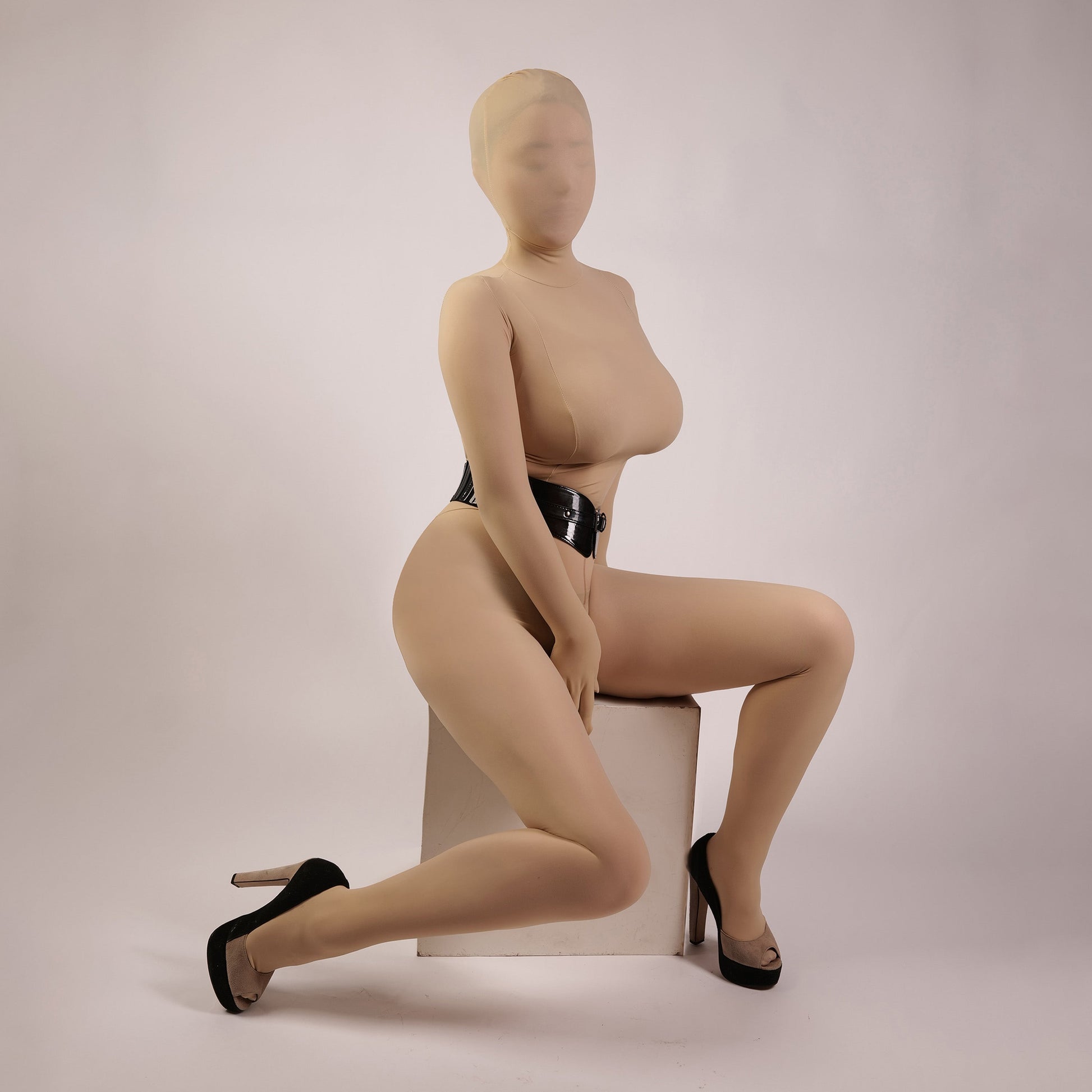 150D Encasement Beige Bodysuit - Quaworth