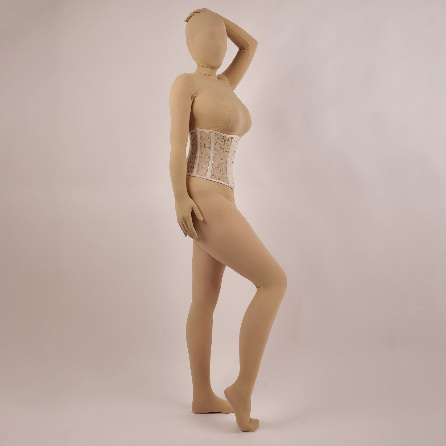 150D Encasement Beige Bodysuit - Quaworth