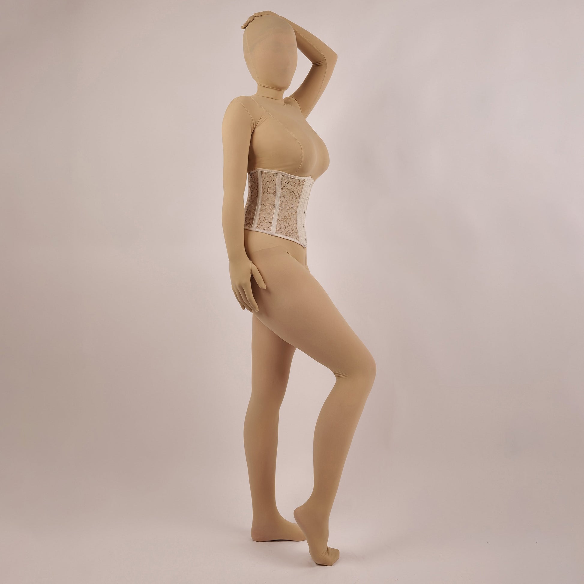150D Encasement Beige Bodysuit - Quaworth
