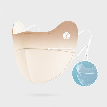Gradient Ice Silk Sunscreen Mask - Quaworth