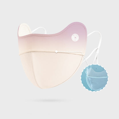 Gradient Ice Silk Sunscreen Mask - Quaworth