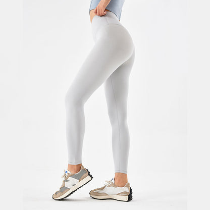 Gray Series High Rise Compression Yoga Sport Legging Pant - Quaworth