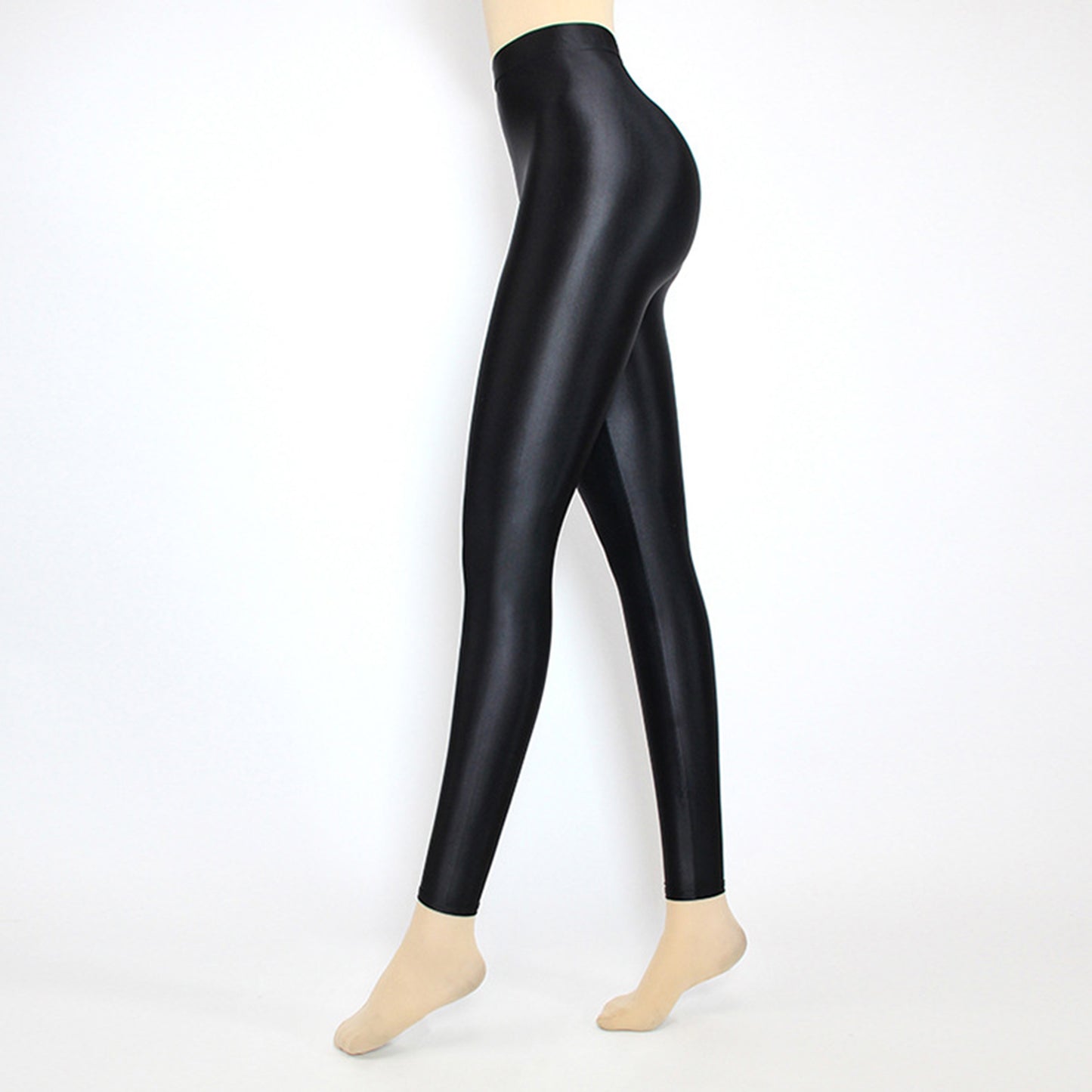 Glossy Spandex High Rise Pant