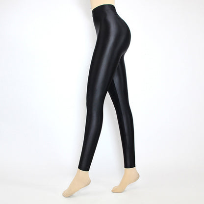 Glossy Spandex High Rise Pant