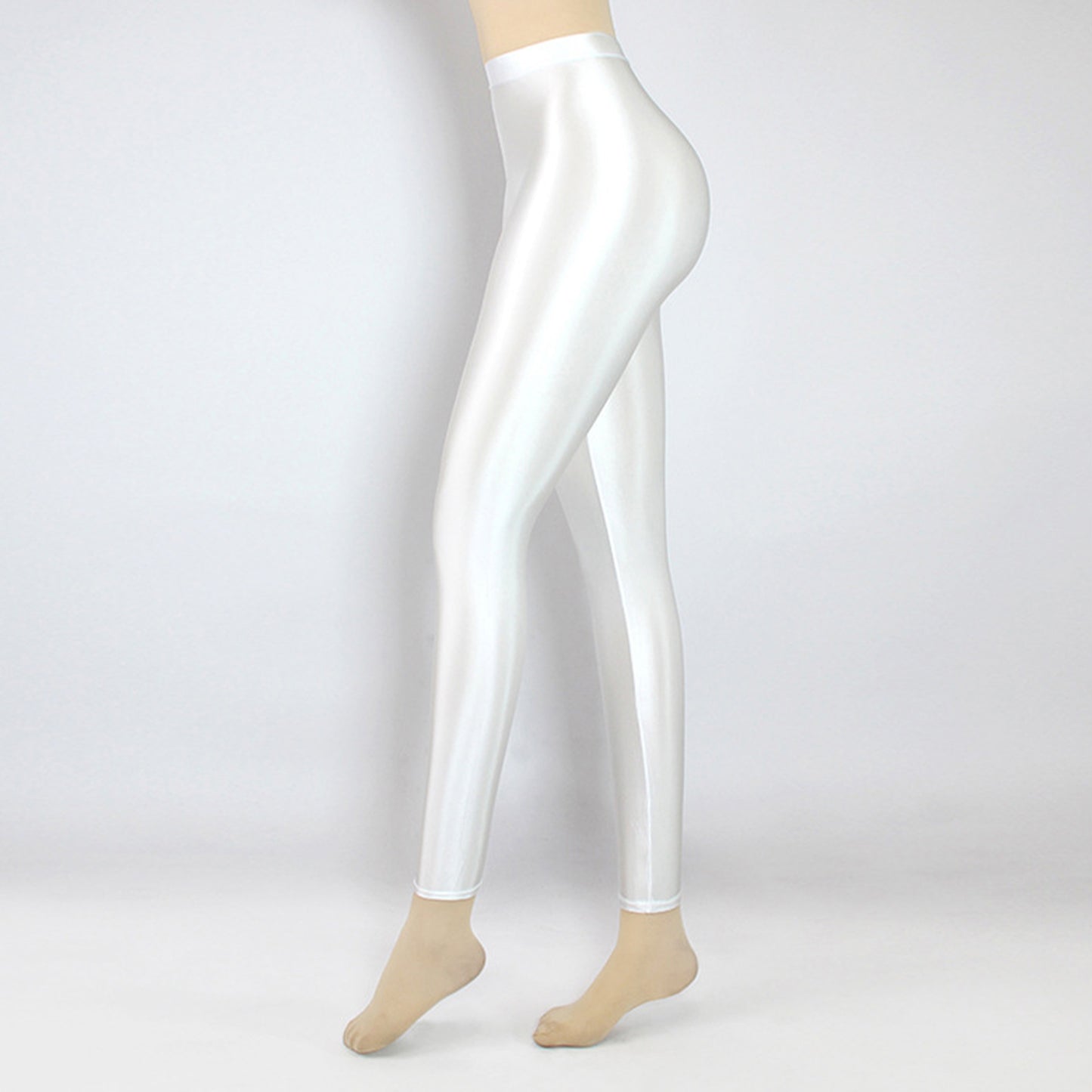 Glossy Spandex High Rise Pant
