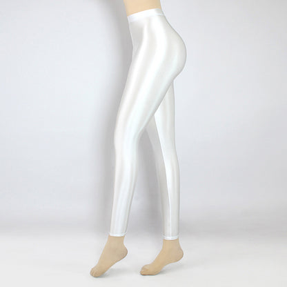 Glossy Spandex High Rise Pant