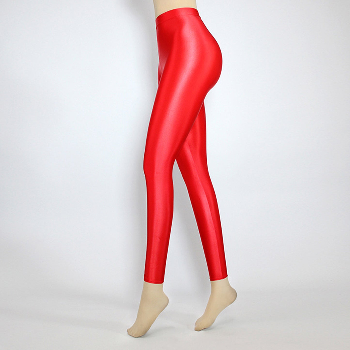 Glossy Spandex High Rise Pant