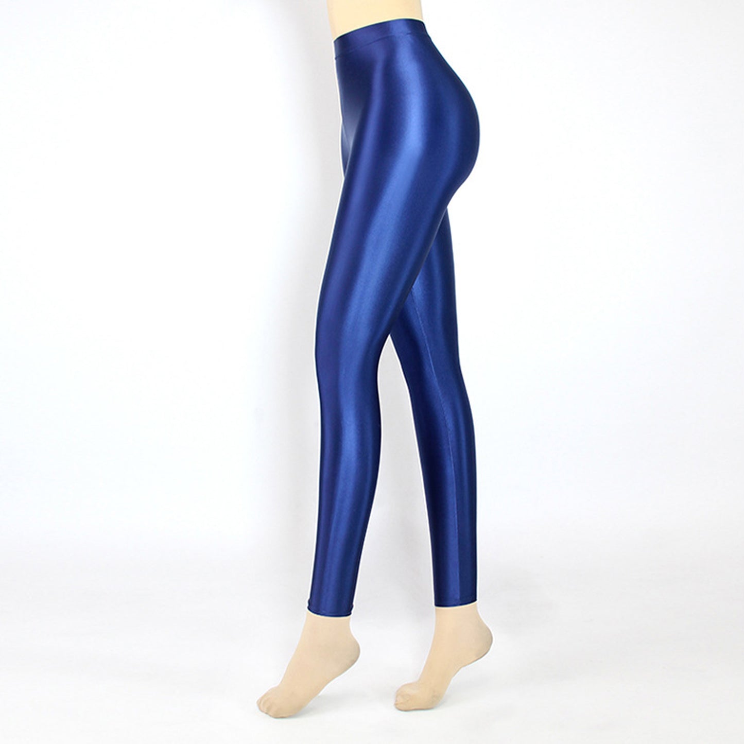 Glossy Spandex High Rise Pant