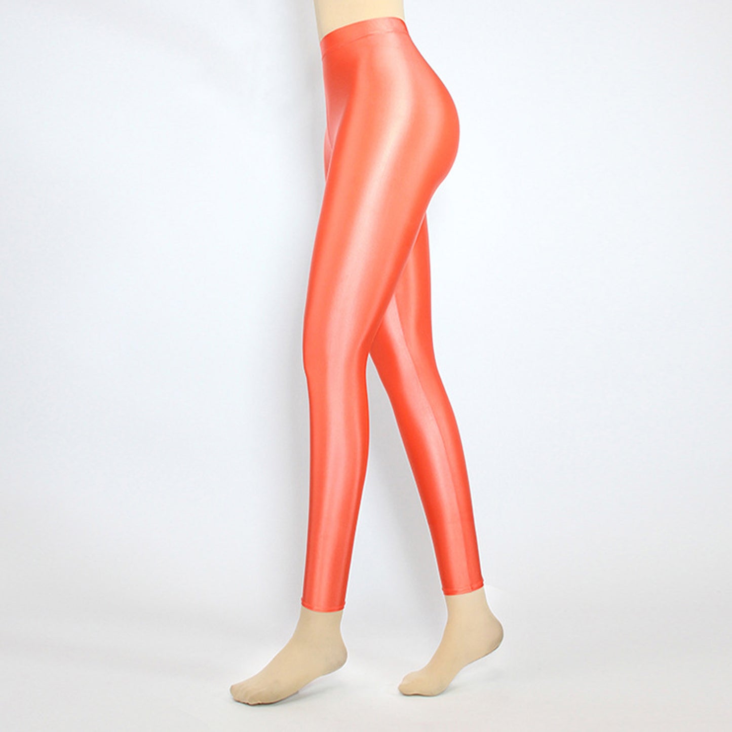 Glossy Spandex High Rise Pant