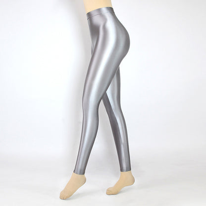 Glossy Spandex High Rise Pant