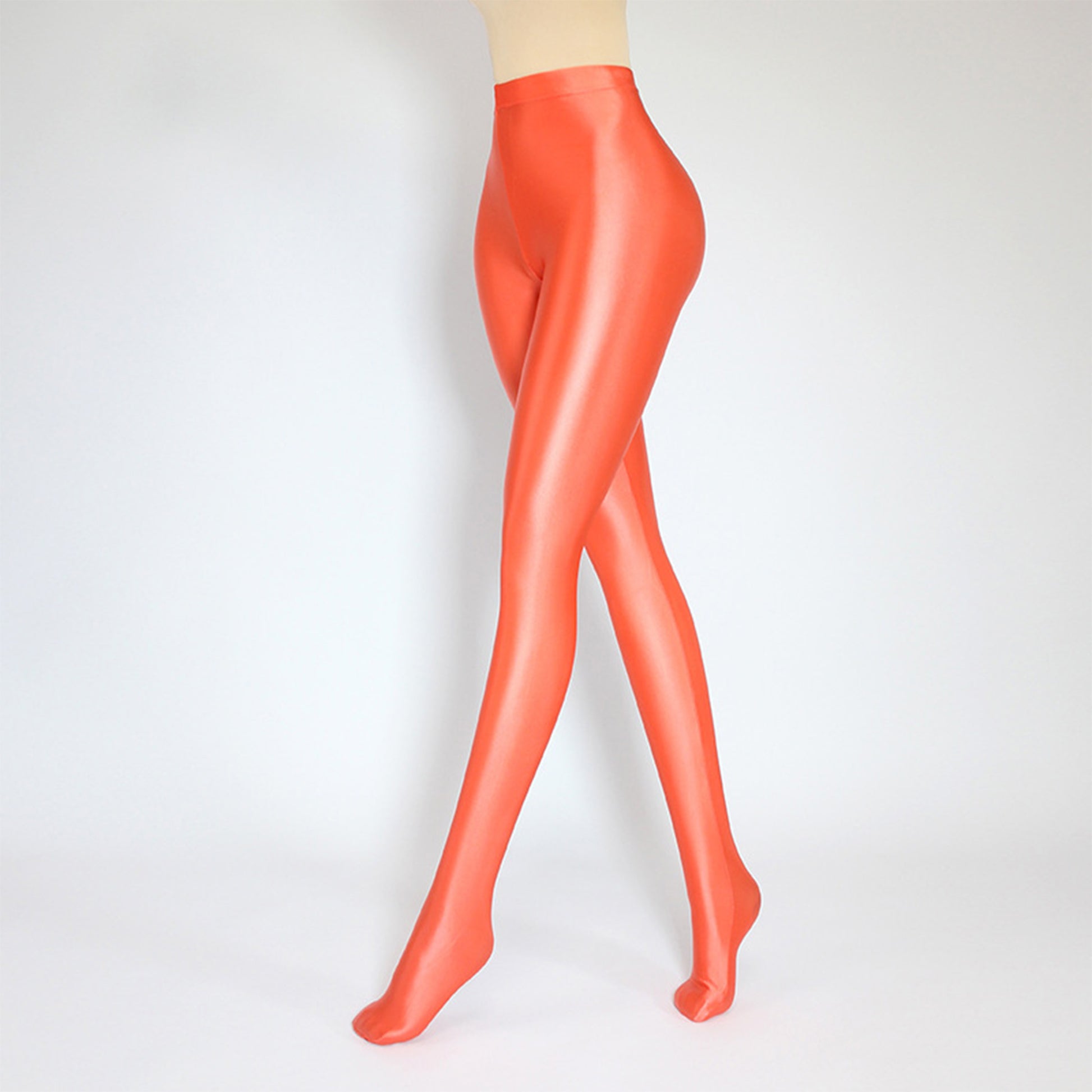 Glossy Spandex High Rise Pantyhose - Quaworth