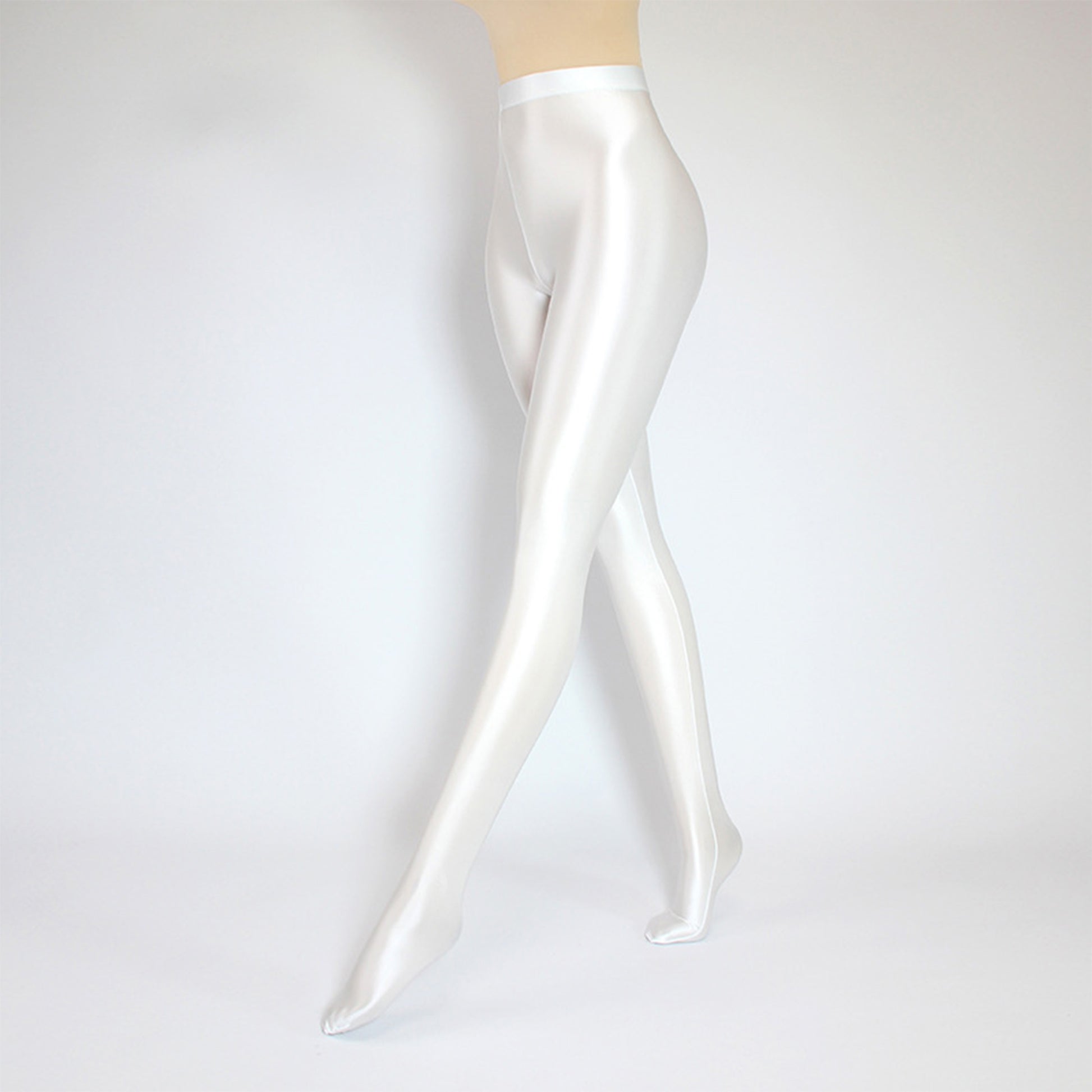 Glossy Spandex High Rise Pantyhose - Quaworth