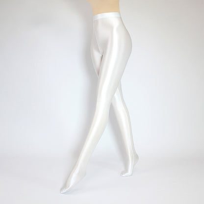 Glossy Spandex High Rise Pantyhose - Quaworth