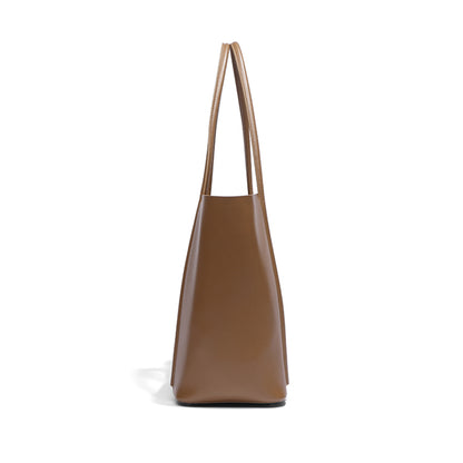 Large Capacity Daily Leather Tote Bag