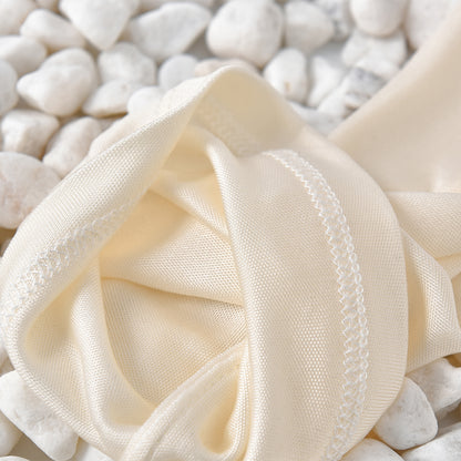 Mulberry Silk Solid Color Elbow Gloves - Quaworth