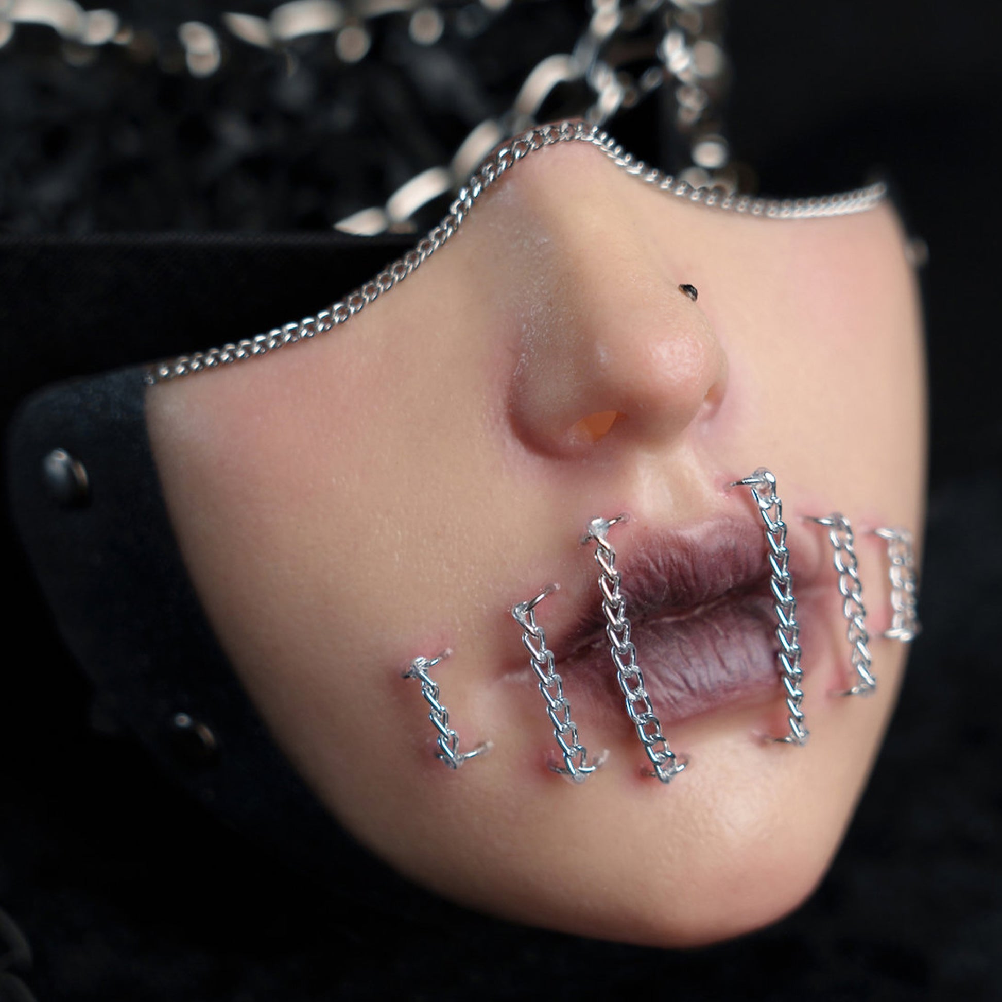 Nebula Chain Bondage Enigmask - Quaworth