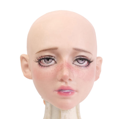 Nun Silicone Kigurumi Style Female Mask Ahegao Version